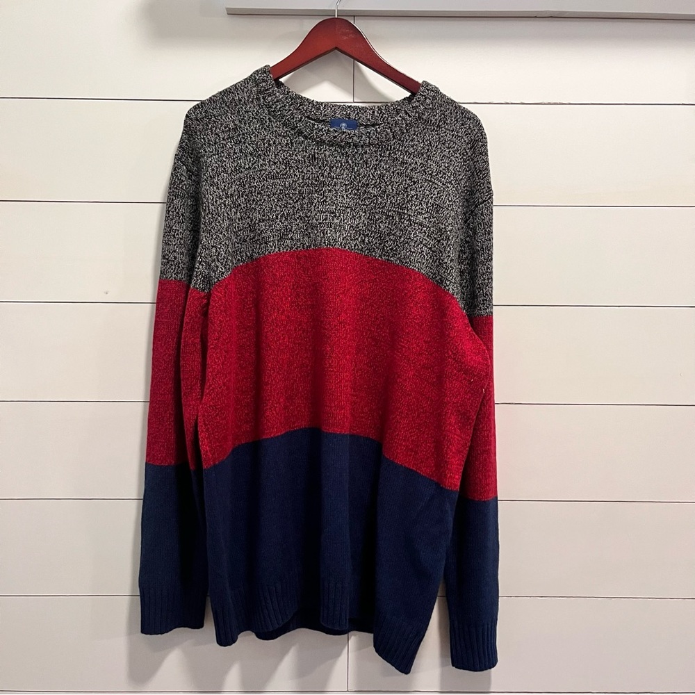 Old Navy • stripe long sleeve pullover sweater • XXL